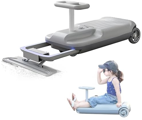 Hydravex Karting de Nettoyage de sols à pédales, Karting Portable pour Enfants, Chariot de Nettoyage rétractable à 5 Vitesses, Solution de Nettoyage idéale pour la Maison et Les Jeux