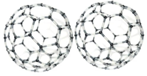 CORHAD Kit Chimica C60 2 Set, di Struttura Smontabile, Sussidio Didattico per Studenti e Decorazioni Scientifiche per Aule