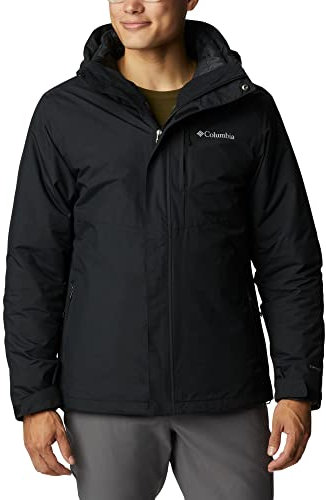 Columbia Element Blocker Interchange Jacket, Giacca Invernale 3 In 1 Uomo, Element Blocker 2 Interchange Jacket, Nero (Black) 1, S