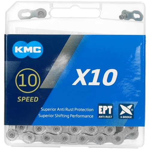 KMC X10 EPT Chain, Vakuru Unisex, Grey, 114 Zvinongedzo