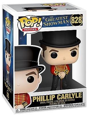 Funko POP! Movies: Greatest Showman - Phillip Carlyle - Vinyl-Sammelfigur - Geschenkidee - Offizielle Handelswaren - Spielzeug Für Kinder Und Erwachsene - Movies Fans - Modellfigur Für Sammler