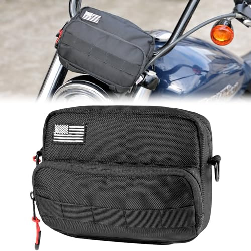 KEMIMOTO Motorcycle Bag, Handlebar Tool Bag Storage Accessory