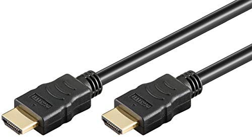 goobay 61150 - Cavo HDMI ad alta velocità con Ethernet, 4K Ultra HD e ARC/per monitor, PS5 e Xbox / 1M