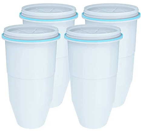 Waterdrop Mehrstufige Wasserfilter, Kompatibel mit ZeroWater®-Kannen und -Spendern, Reduziert Chlor, PFOA/PFOS, Geschmack und Geruch, TDS und Mehr, 4 Packs