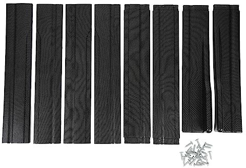 Coppia Universale di Minigonne Laterali Per Auto, 2 M/78,7, Minigonne Laterali Inferiori Per Auto, Protezione del Pannello Oscillante, Alette Divisorie, Diffusore, Kit di Estensione della (1)
