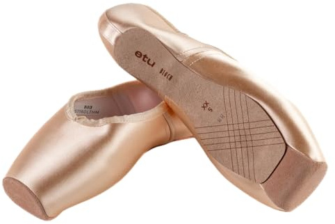Etoile S1160LTHM ETU Scarpe da Punta per Bloch Sport Ballo Danza Classica Relax Allenamento Fitness Palestra Punte Scarpette Saggio Nastri Elastici Ballerina (Rosa Pianta XXX, 7.5)