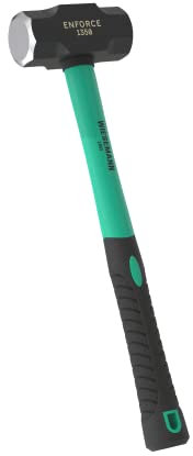 Mazo extralargo de 3 lb/1360 g con empuñadura de fibra de vidrio de la ENFORCE Serie de WIESEMANN 1893 | Cabeza forjada, endurecida por inducción | 80478