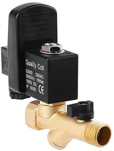 G1/2 DN15 Robinet De Vidange En Laiton Programmable, Vanne de vidange électronique Pour Compresseur D'air(AC 220V)