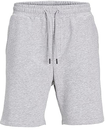JACK & JONES Pantalones Cortos de Sudadera Bermuda Ajuste cómodo hasta la Rodilla con Bolsillos Laterales