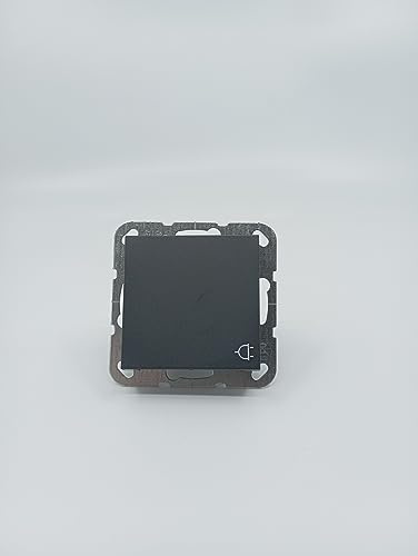 GIRA 441428 Steckdose mit Klappdeckel IP20 anthrazit