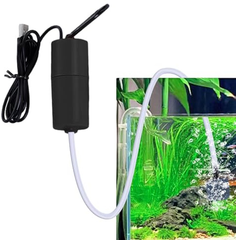 USB-akvariepumpar – syretillskott luftpump akvarium tyst pumpverktyg, fisktankar pumptillbehör för hem, fiske, fiskmarknad, lastbil, fordonsteksome