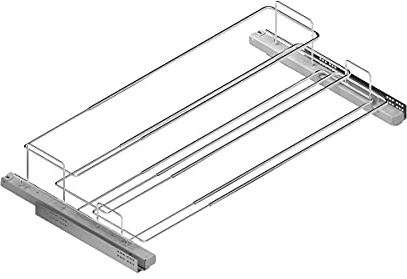 Menage Confort EXTRAIBEL skohållare, Krom stål, Produktbredd 640-1000mm