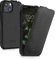 kalibri Flip Hülle Ultra Slim kompatibel mit Apple iPhone 13 Mini - Leder Case Schutzhülle Tasche in Schwarz