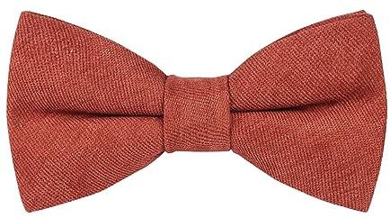 Nœud papillon pré-noué en coton mélangé de luxe pour homme