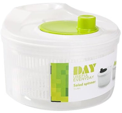 Générique Essoreuse À Salade - Lave-Fruits Et Légumes - Essoreuse À Légumes Manuelle Inodore Et Inoffensive avec Égouttoir | Séchoir À Laitue Amovible pour Déshydrateur pour Cantines, Salles À Anger