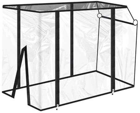 Homeponnew Cubierta de lluvia para carrito de camping – PVC impermeable, resistente al viento, protección a prueba de frío para uso en exteriores, 92 x 73 x 52 cm, compatible con la mayoría de