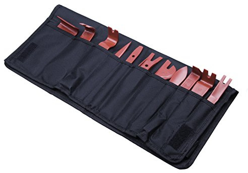 Keple Herramientas de extracción para moldear Coches para Quitar Clips, Panel de Puerta, Consola Central de salpicadero, instalación de Audio de Radio, eliminación de tapicería, 11 Piezas Kit