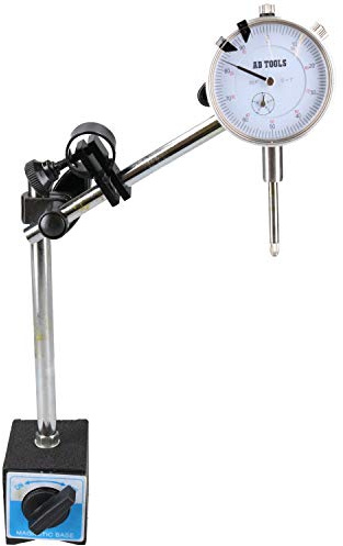 AB Tools Imperial urtavla testindikator DTI mätare och magnetisk basstativ klockmätare TDC