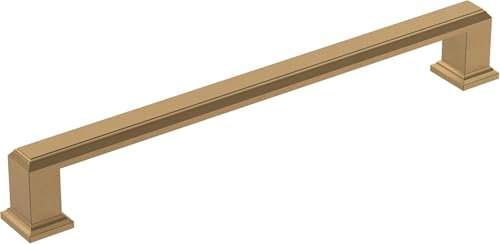 Amerock | Cabinet Pull | Champagne Bronze | 7-9/16 inch (192 mm) Center-to-Center | Appoint | 1 Pack | Drawer Pull | Cabinet Handle | Cabinet Hardware