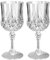 Ideen mit Herz Copas de vino con aspecto de cristal, cristal de plástico de 200 ml, para picnic, para viajes, irrompibles, diámetro de 7 cm, 16,7 cm de alto, transparentes, aptas para alimentos (2