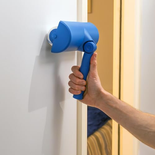 Hardys 9 Ceiling Paint Roller - Adjustable Head, Paint Guard, Compatible with Extension Pole, Microfibre Foam Roller for Emulsion & Textured Surfaces, Painting & Decorating Tools