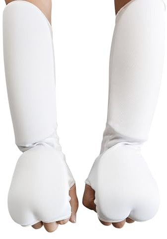 Protège Avant-Bras en Tissu Élastique avec Rembourrage en EVA Intégré Manchon de Protection des Bras Équipement de Protection Unisexe pour Taekwondo MMA Arts Martiaux Muay Thai