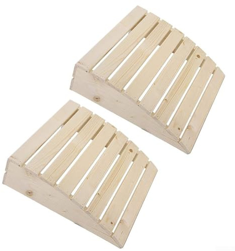 Poggiatesta per sauna, 39 x 36 cm, cuscino curvo in legno di pino bianco per sauna e bagno turco, attrezzatura per sauna finlandese per il massimo comfort (2 pezzi)