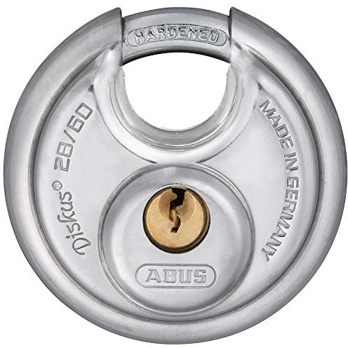 ABUS 28/60 Diskus Hardened Steel Storage Padlock with 2 Keys