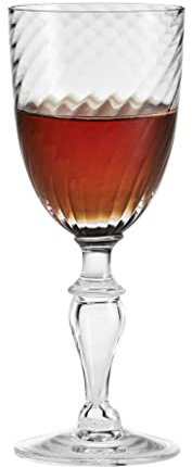 Holmegaard Dessertweinglas 10 cl Regina aus mundgeblasenem Glas, klar