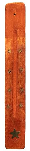 Chinchilla® Räucherstäbchenhalter aus Holz Stern | Entspanntes Räuchern in stilvollem Design | Praktische Räucherhilfe für Ihre Ruheoase | Handgefertigter aus natürlichen Materialien