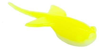 Strike King Mr. Crappie Sugar Glider Soft Bait, Refrigerator White, 1.5in