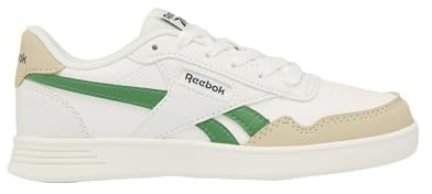 Reebok Court Advance - Baskets - Craie/Beige Classique/Vert Clair - Pointure 31,5 EU, Chalk Classicbeige Glengreen, 31.5 EU