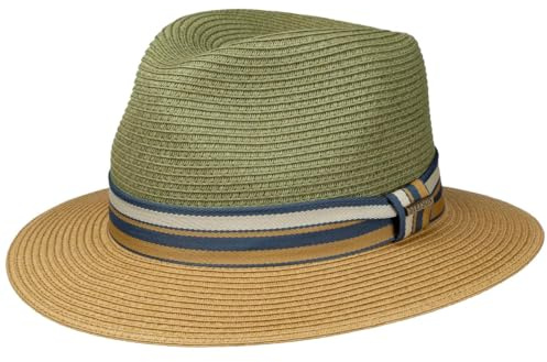 Stetson Romaro Toyo Chapeau Traveller de Paille Protection UV Printemps Ete