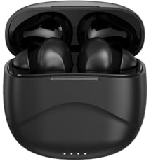 KIXZSAZ Auriculares inalámbricos Subwoofer Compatible con Bluetooth Auriculares intrauditivos con cancelación de Ruido Deportivos para teléfonos Inteligentes para Negocios, Negro