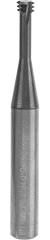 Fresa de acero de tungsteno M5x0.8xD6x50, herramienta de grabado de rosca de 3 flautas con hoja de completamente rectificada, broca métrica de 60° para troquel de acero de