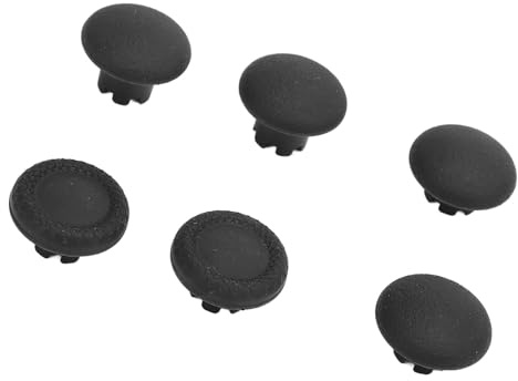 Vvikizy Tapas para Joystick, Empuñaduras de Joystick Intercambiables 6 en 1 con Combinaciones de Alturas Mixtas, para Controlador Edge (Negra)
