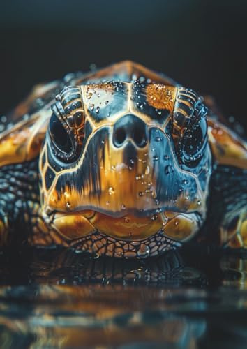 Notizbuch A4 liniert mit Schildkröte – 100 Seiten Schreibheft Schildkröte– Journal, Tagebuch und Notenbuch für Schule, Büro und Alltag