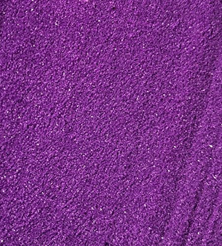 CRYSTAL KING 2 kg Dekosand Farbsand lila Streudeko Sand zum dekorieren lila Streusand Streu-granulat 2000g 2kg Granulat Tischedeko