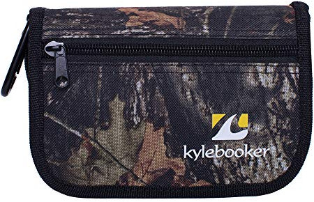 Kylebooker Aufbewahrungstasche für Angelköder Spinner Baits Wallet Case Flies Box