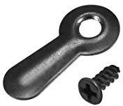 sourcing map Cadre Tournant Bouton 3/4 Métal Strié avec Vis pour Suspendu Images Photos Dessins et Affiches 50Pcs Noir