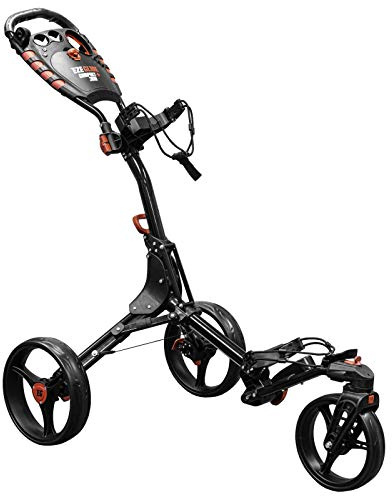 EzeGlide Unisex Compact+ 360 Golftrolley, Anthrazit/Rot, Einheitsgröße