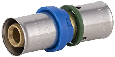 Raccord jonction Multicouche à Sertir Multi profils TH-H-U diamètre Ø16 mm/PER à Sertir Ø16 mm - Pour réseau d'eau potable et chauffage NOYON & THIEBAULT