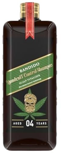 Shampoing Antipelliculaire Homme sans sulfate aggressif | Hydratant cheveux homme pour cuir chevelu irrité | Anti pellicule pour cheveux sains et forts | formule avec protéines | Bandido 350 ml