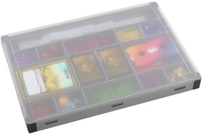 Gamegenic Token Silo XL Convertible (Black) - Stackable Token Box - 15 Removable Trays in 5 Different Sizes - Store and Organise Board Game Tokens - Convenient Space-Saving Design - Made