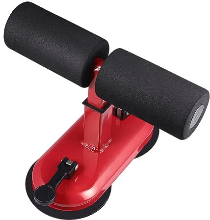 INOOMP Bauchmuskeltrainer Crunches-hilfe für Männer und Frauen Fitness- Rot Taillenfettreduzierung Bauchmuskeltrainer