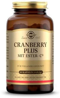 SOLGAR® Cranberry Plus mit Ester - unterstützt Immunsystem, Antioxidativer Schutz - Für die tägliche Unterstützung der Frauengesundheit - 100% vegan - 30 Tage Vorrat