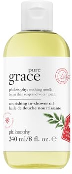 philosophy pure grace nourishing in-shower oil – with skin-loving oils – skin hydration that lasts all day