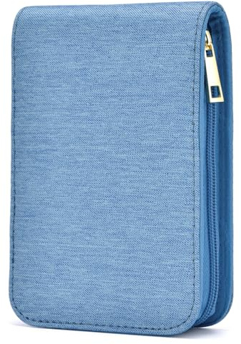 Lanxivi Estuche Organizador para 12 bolígrafos estilográficos, Color Azul, Impermeable, de Lona
