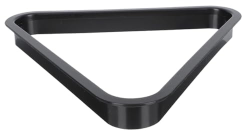 Mini Billar Triangular de Plástico Negro para Bolas de Billar