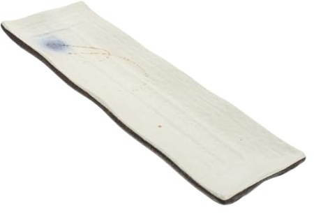 Toyvian Plato Rectangular Pintado Mano para Sushi Plato de Cerámica para Servir Comida Utensilio de Cocina para Fiestas Eventos o Uso Diario Cocina